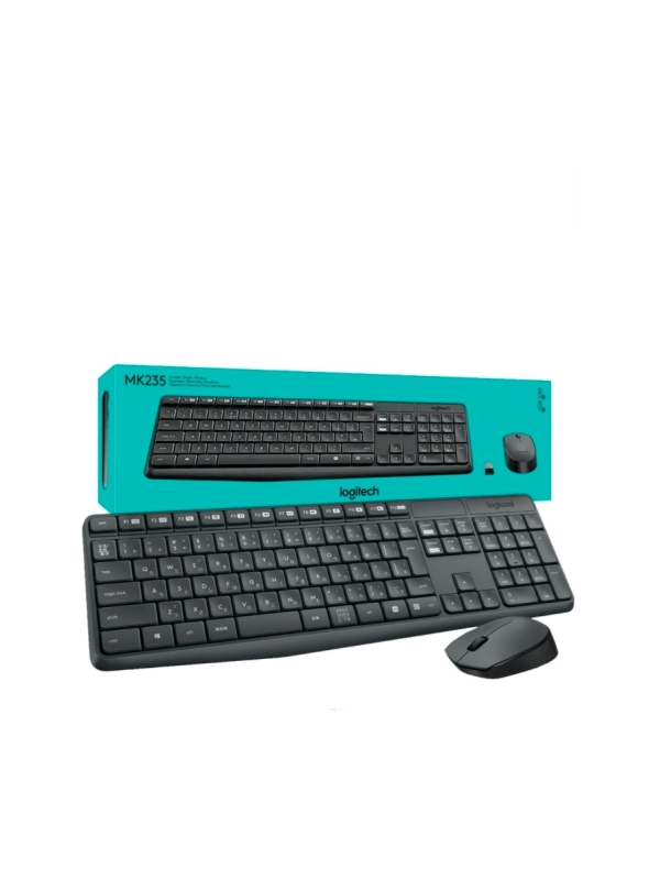 Teclado Inalámbrico Logitech Kit Teclado Mouse Logitech Mk235